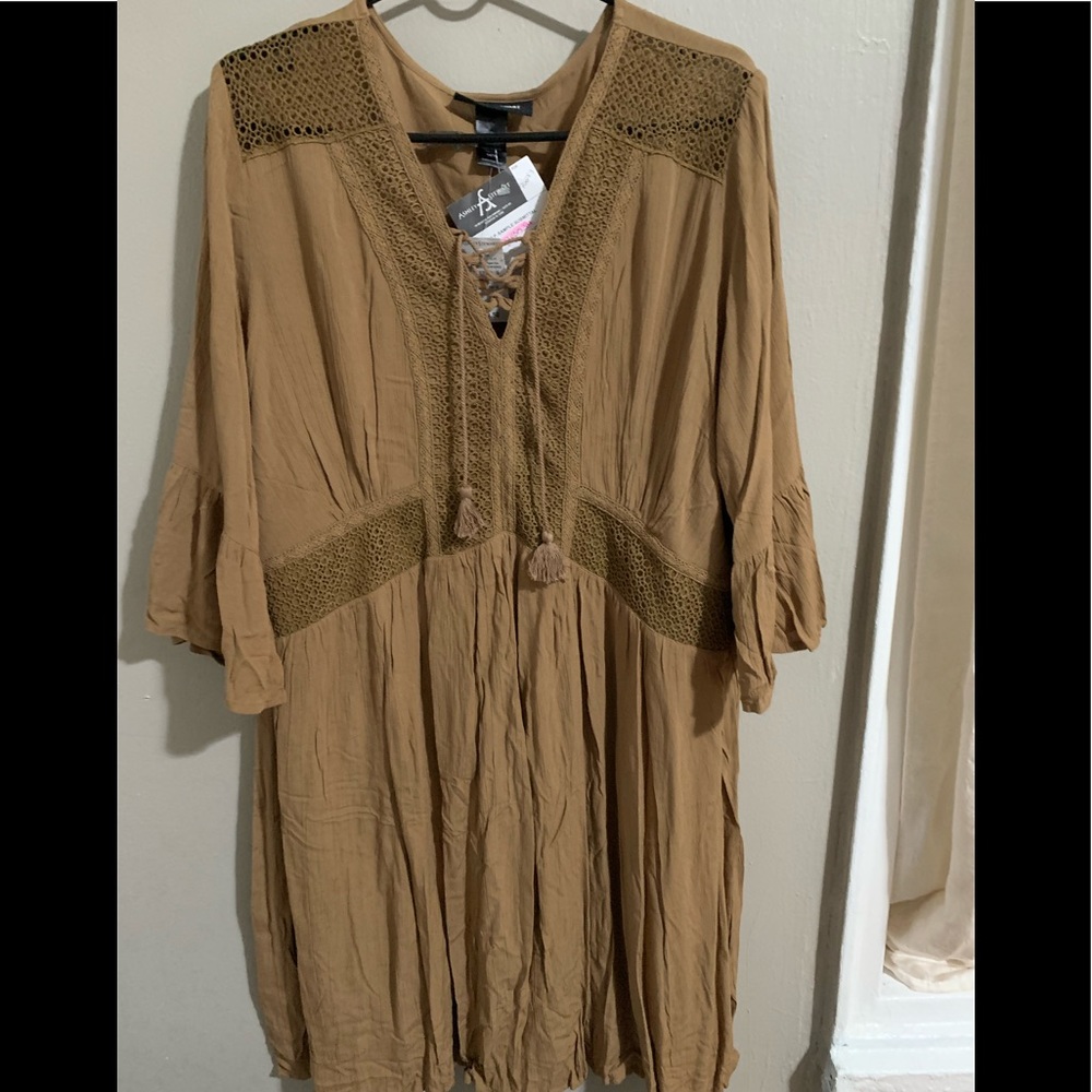 Bohemian baby doll dress